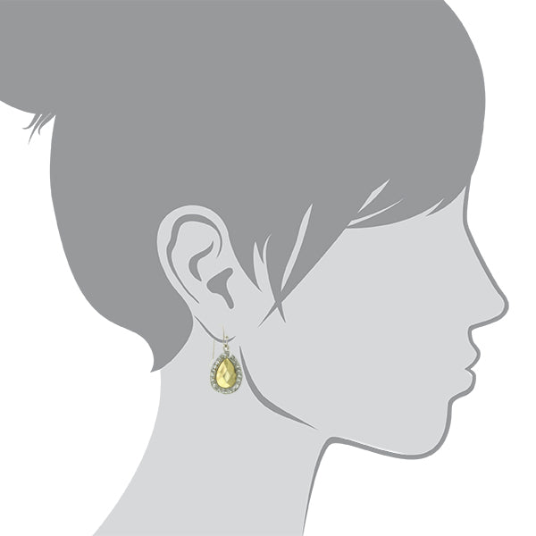 1928 Jewelry Fusion Lux Small Teardrop Earrings