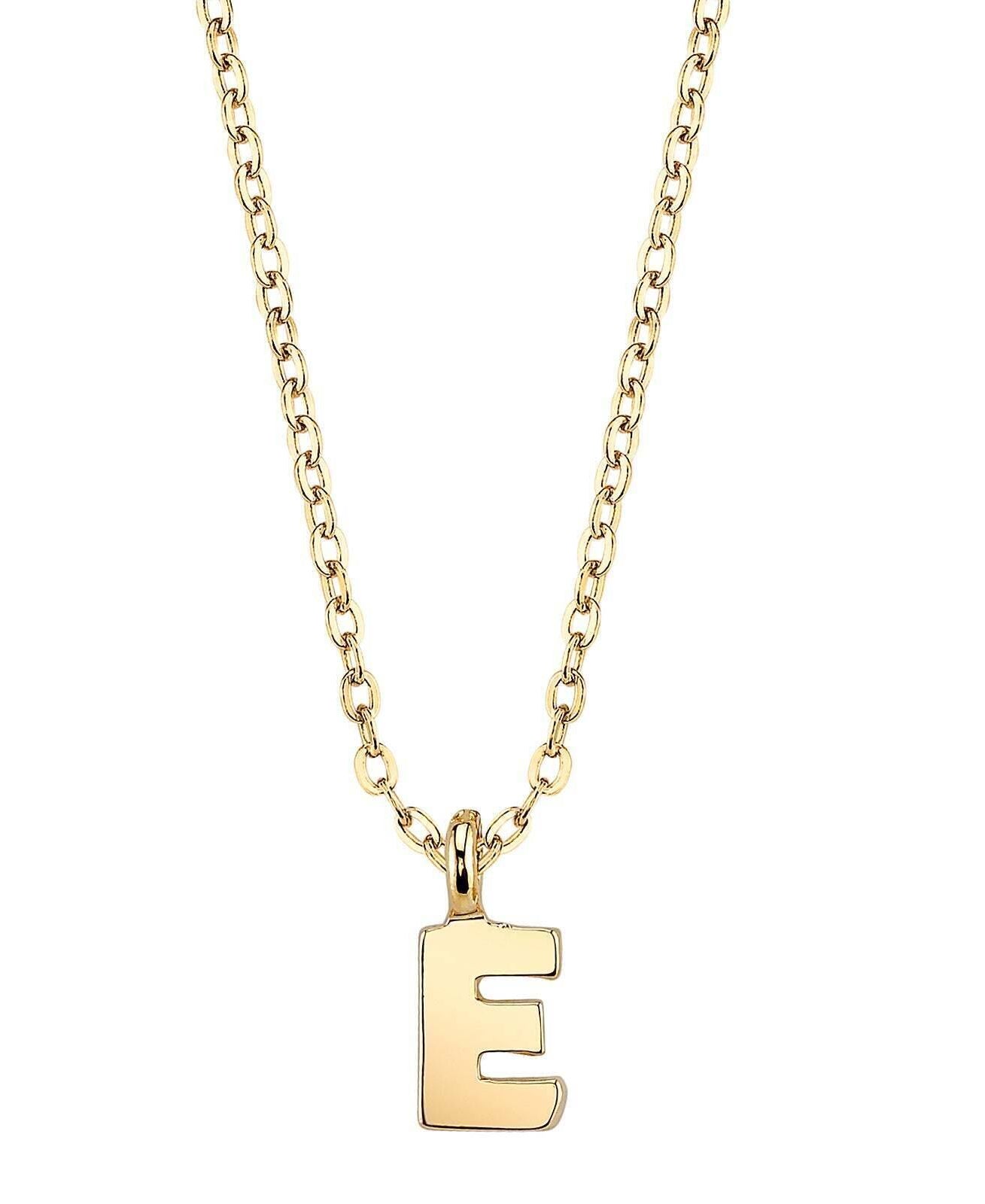 1928 Jewelry Initial Letter Pendant Necklace 20"