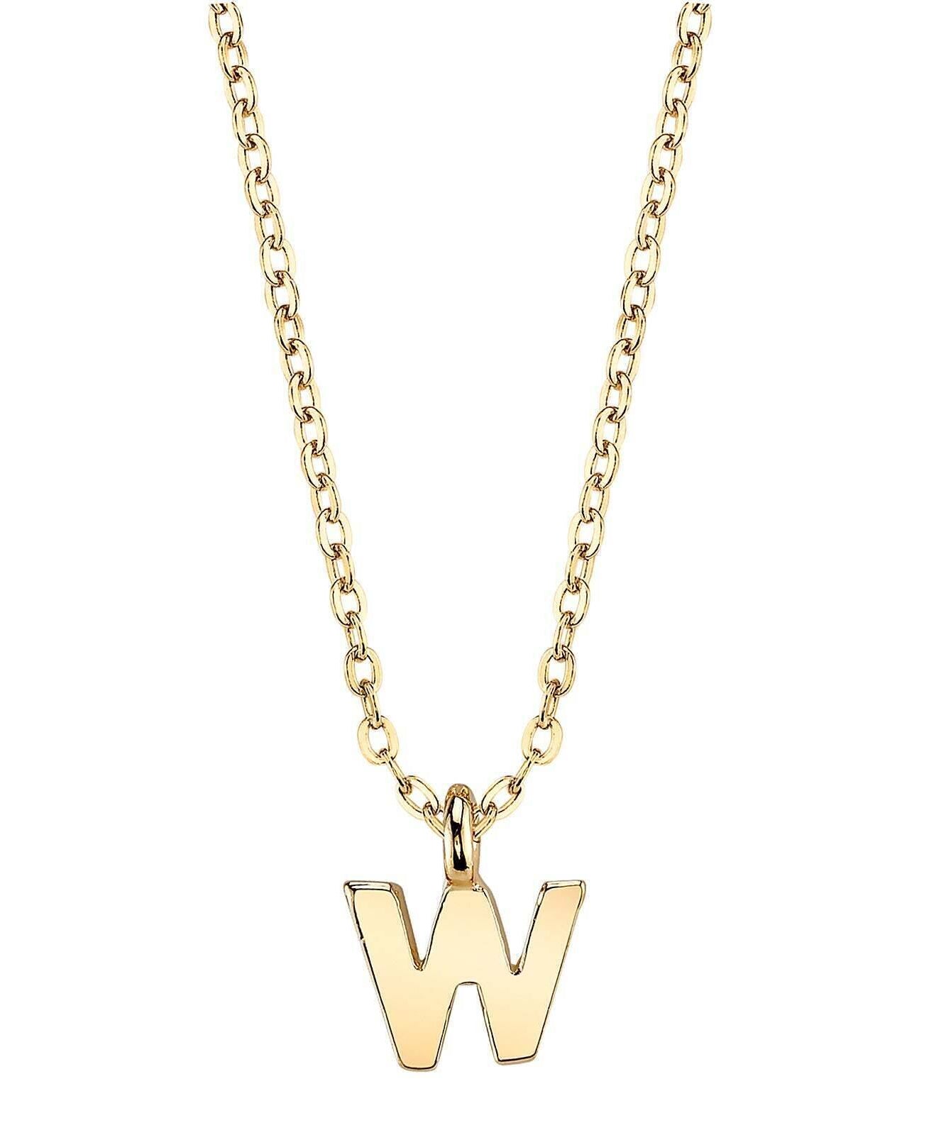 1928 Jewelry Initial Letter Pendant Necklace 20"