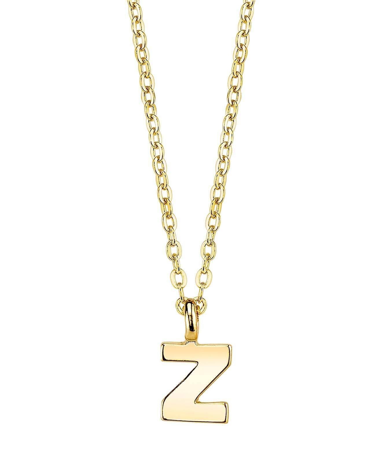 1928 Jewelry Initial Letter Pendant Necklace 20"