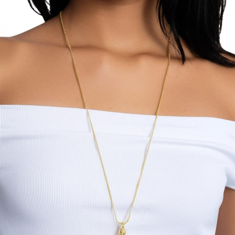 1928 Jewelry 3 Sided Spinner Locket Necklace 30"