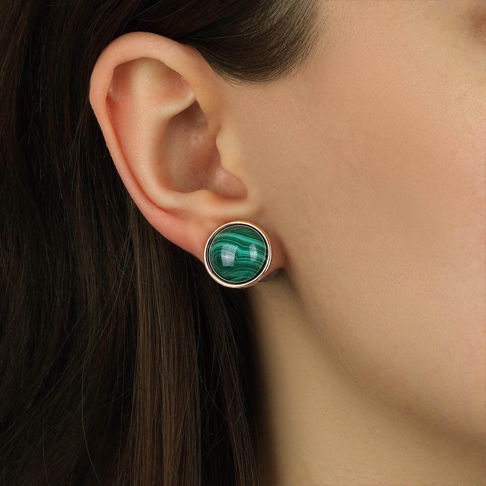 1928 Jewelry Tierra Gemstone Stud Earrings